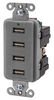 HUBBELL WIRING DEVICES USB4GY
