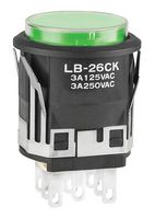 NKK SWITCHES LB26CKW01-5F-JF