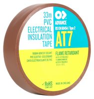 ADVANCE TAPES AT7 BROWN 33M X 25MM