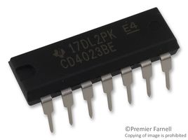 TEXAS INSTRUMENTS CD4023BE .