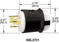 HUBBELL WIRING DEVICES HBL2731