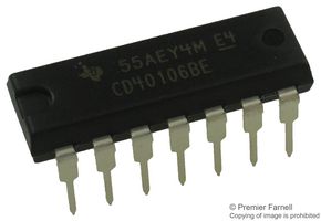 TEXAS INSTRUMENTS CD40106BE...