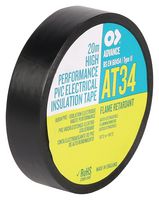 ADVANCE TAPES AT34 BLACK 20M X 19MM