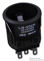 NKK SWITCHES LB25CKW01