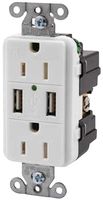 HUBBELL WIRING DEVICES USB15X2W