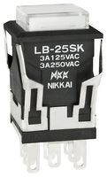 NKK SWITCHES LB25SKW01-5F-JB