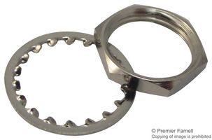 MULTICOMP HEX NUT & S/PROOF WASHER BNC PK5