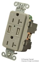 HUBBELL WIRING DEVICES USB20X2GY