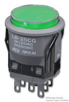 NKK SWITCHES LB25CGW01-5F-JF