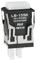 NKK SWITCHES LB15SKW01-12-BJ