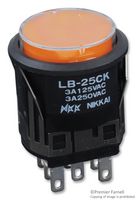 NKK SWITCHES LB25CKW01-5D-JD