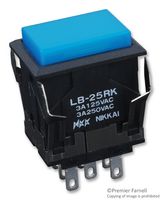 NKK SWITCHES LB25RKW01-12-GJ