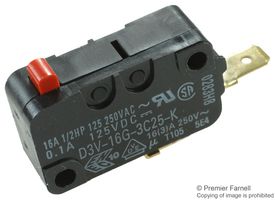 OMRON ELECTRONIC COMPONENTS D3V-16G-3C25-K