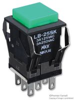 NKK SWITCHES LB25SKW01-05-FJ