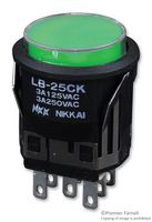 NKK SWITCHES LB25CKW01-5F-JF